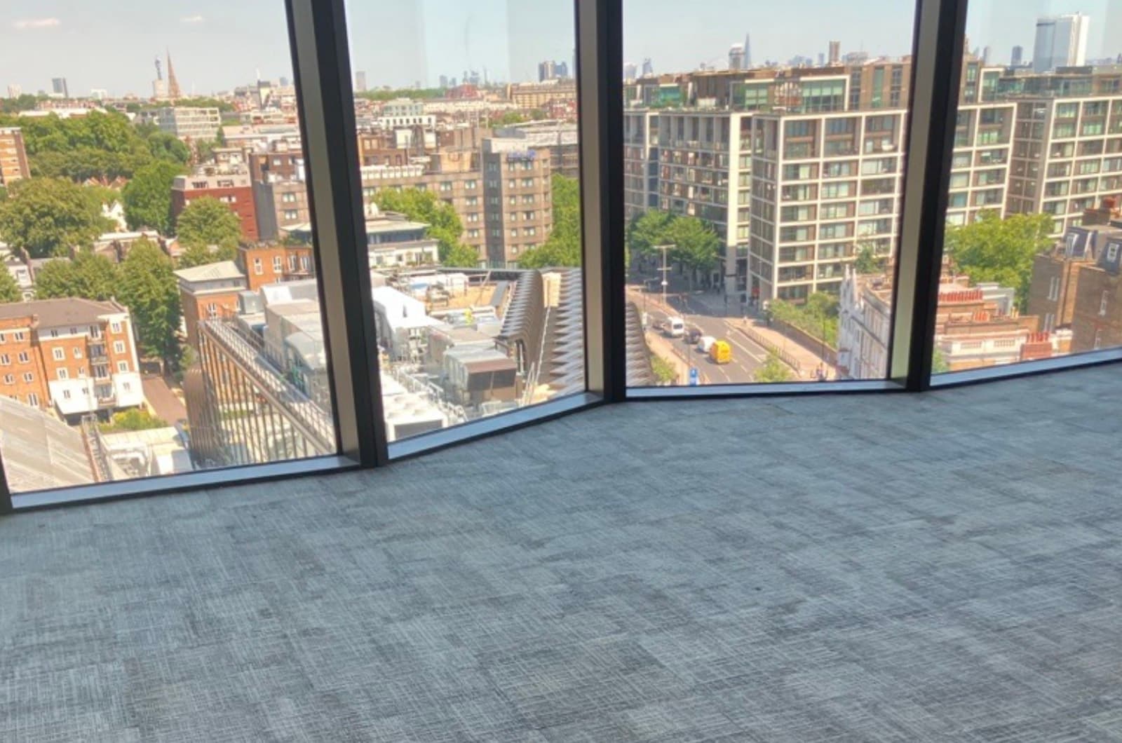 Secondary carpet tiles for Overbury's London fit-outs
