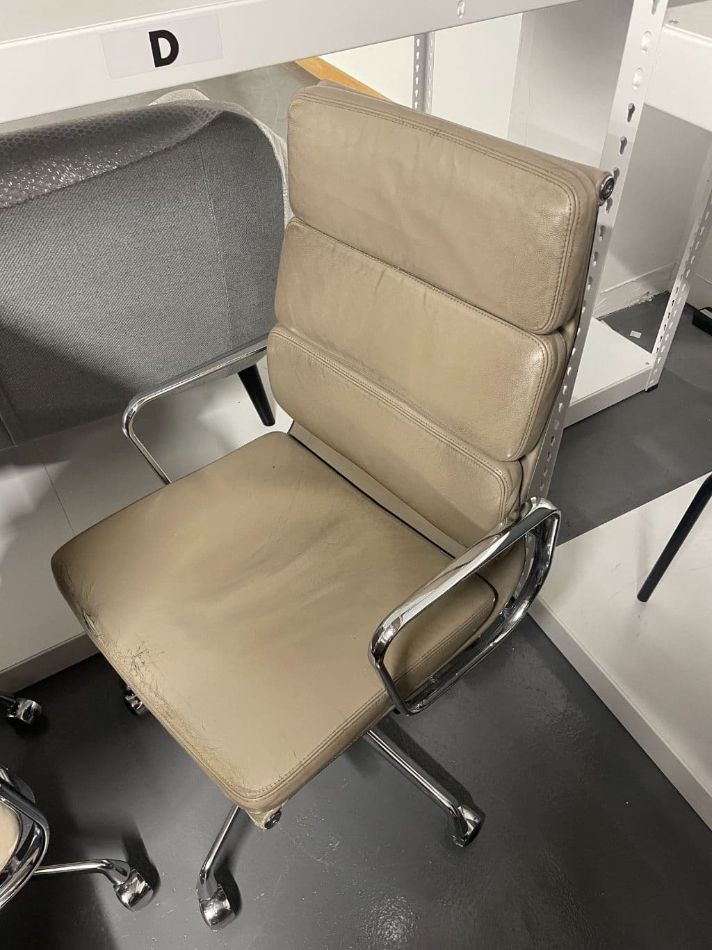 Charles Eames Leather Desk Chair