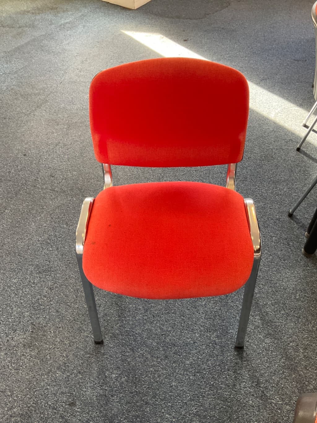 Red office chair