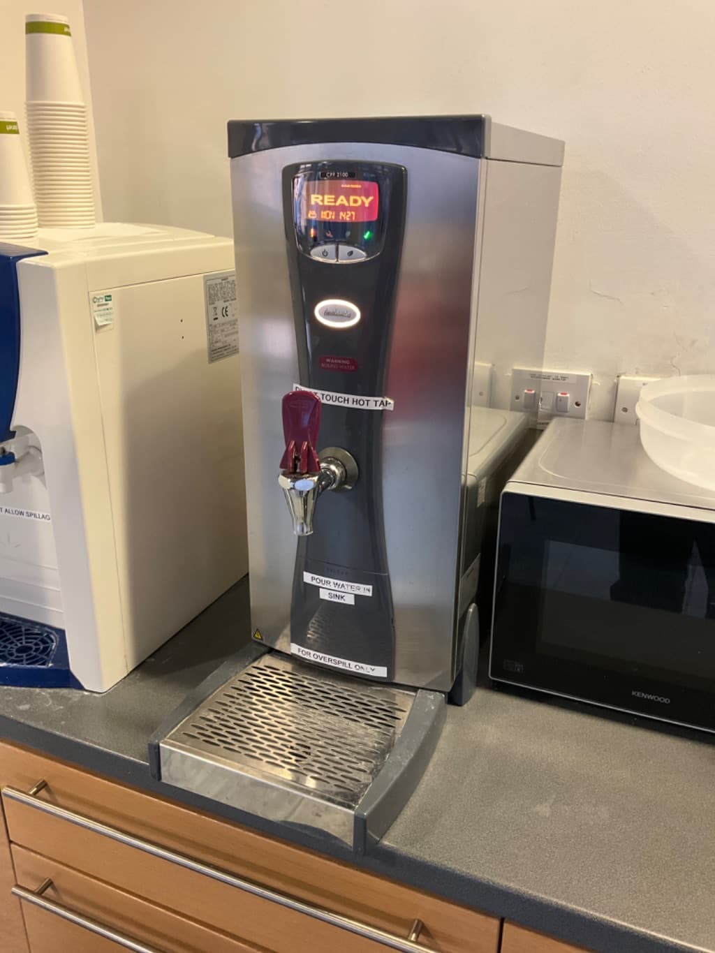 Boiler water dispenser