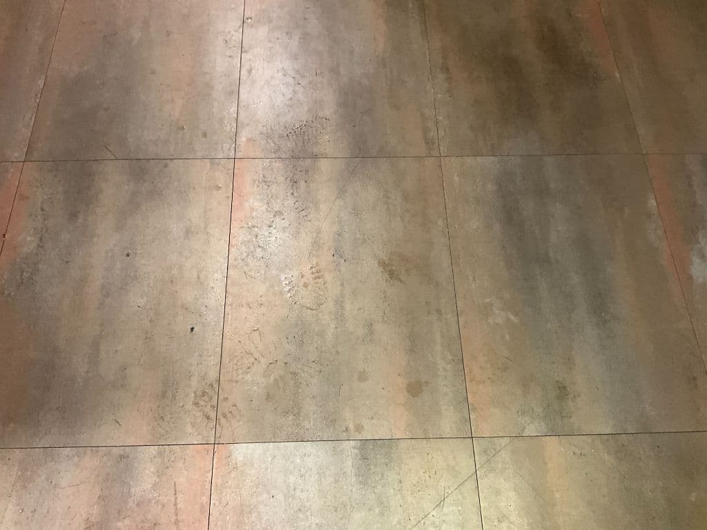 Linoleum tiles