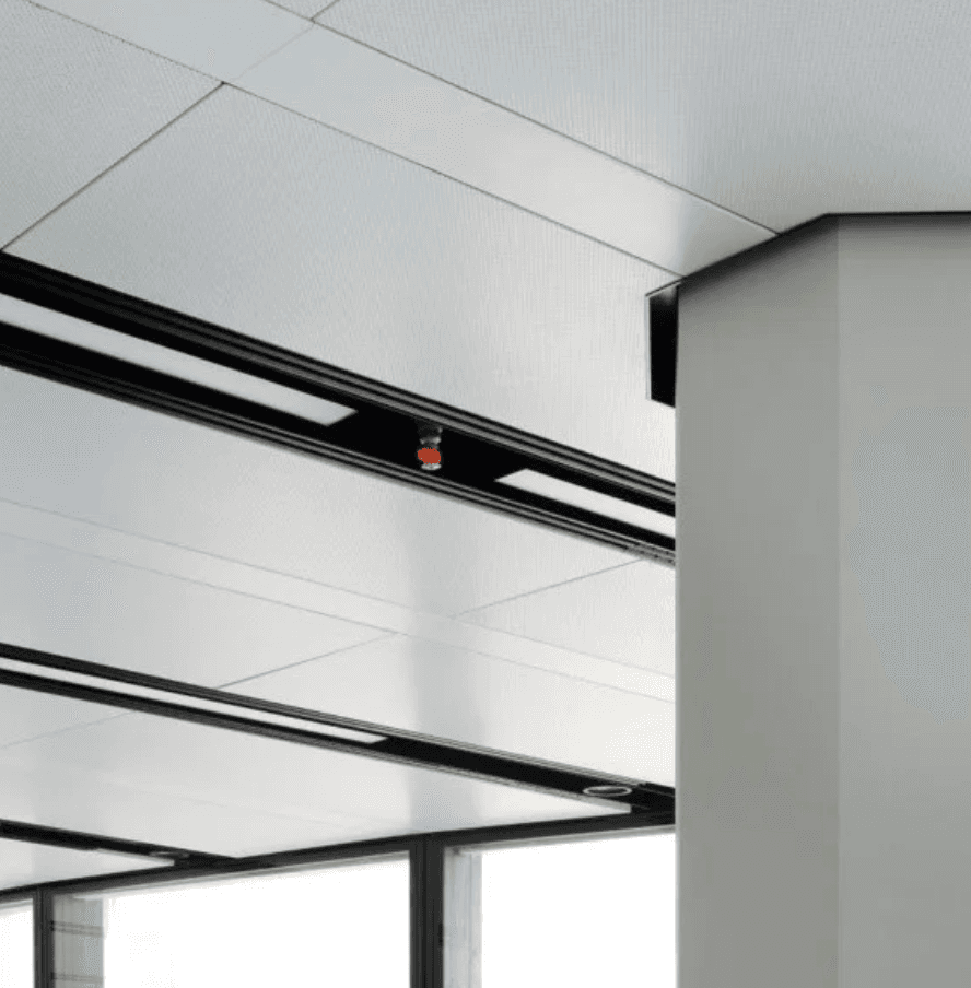 Reclaimed suspended ceiling tiles