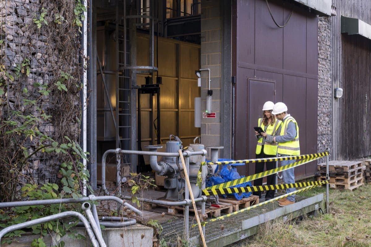 Material Index auditors surveying plant on a site before redevelopment