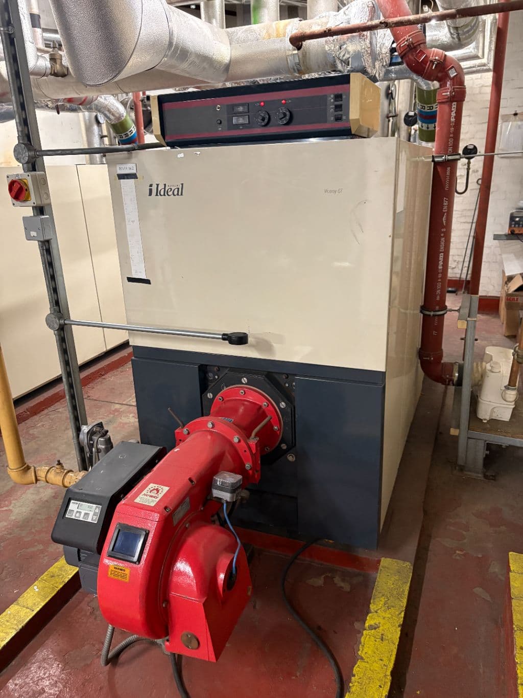 Commercial Boiler With Forced-draught Burner