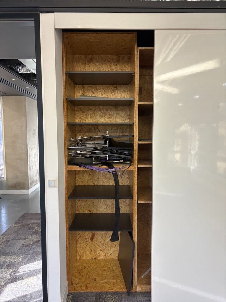 Internal Built-in Storage Cupboards