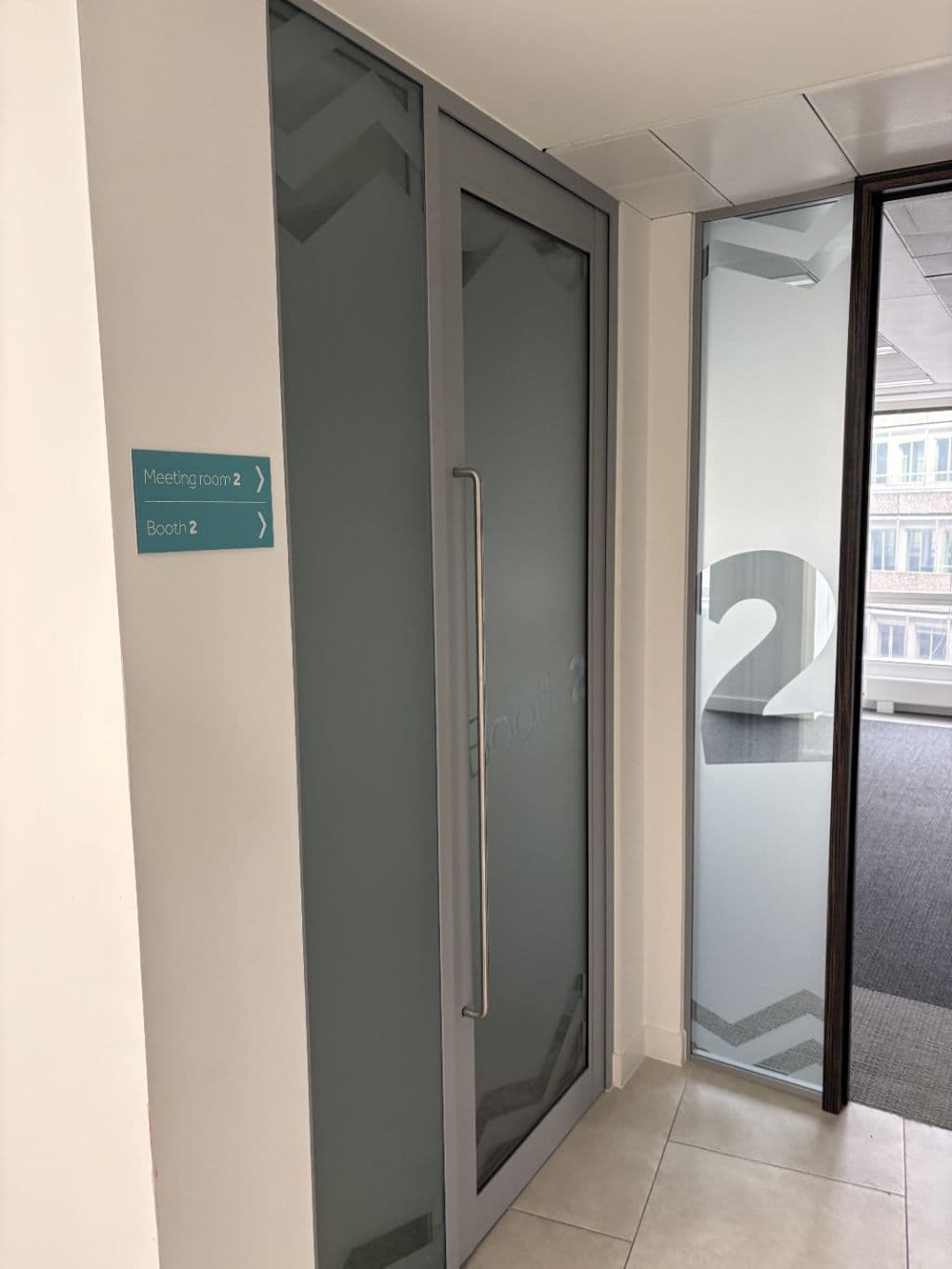 Framed Glass Internal Door