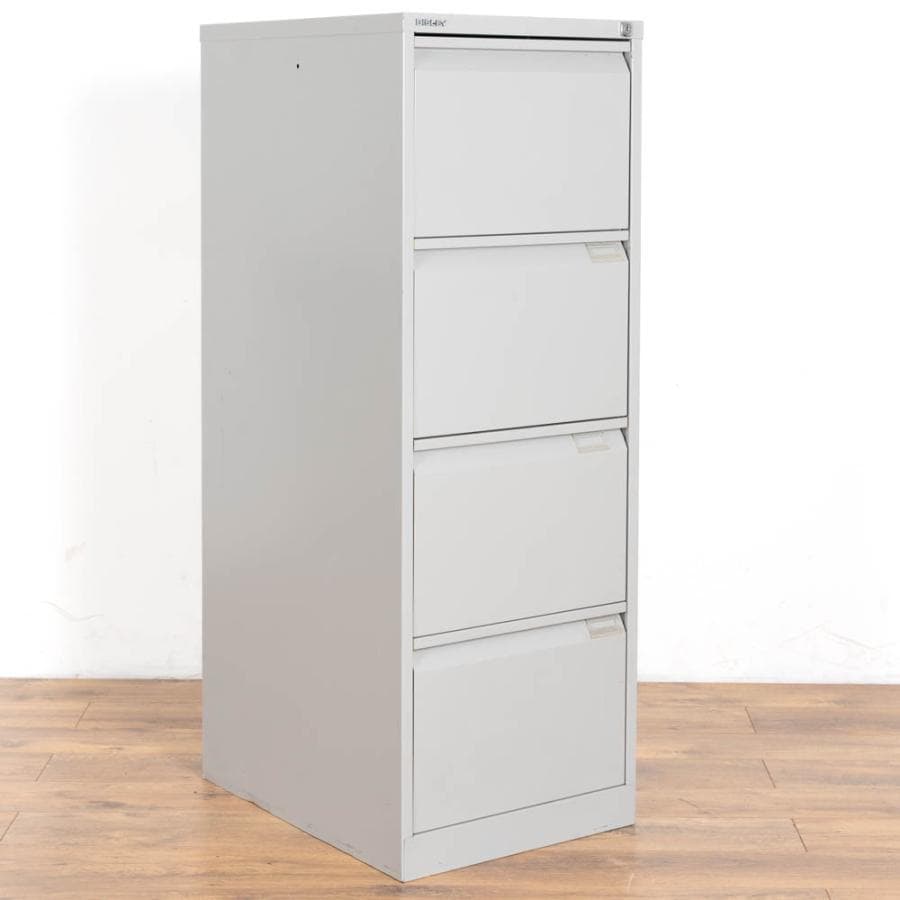 Bisley BS4E Goose Grey 4 Drawer Filing Cabinet