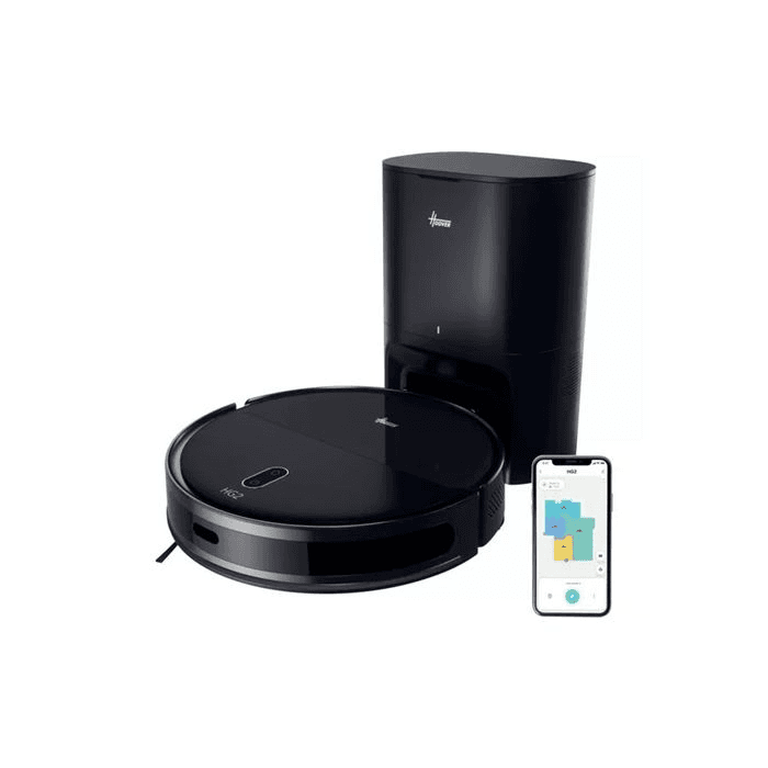 HOOVER HG250HP HG2 Hydro Pro Robot Vacuum Cleaner and Mop Turbo Ultra-Slim Black