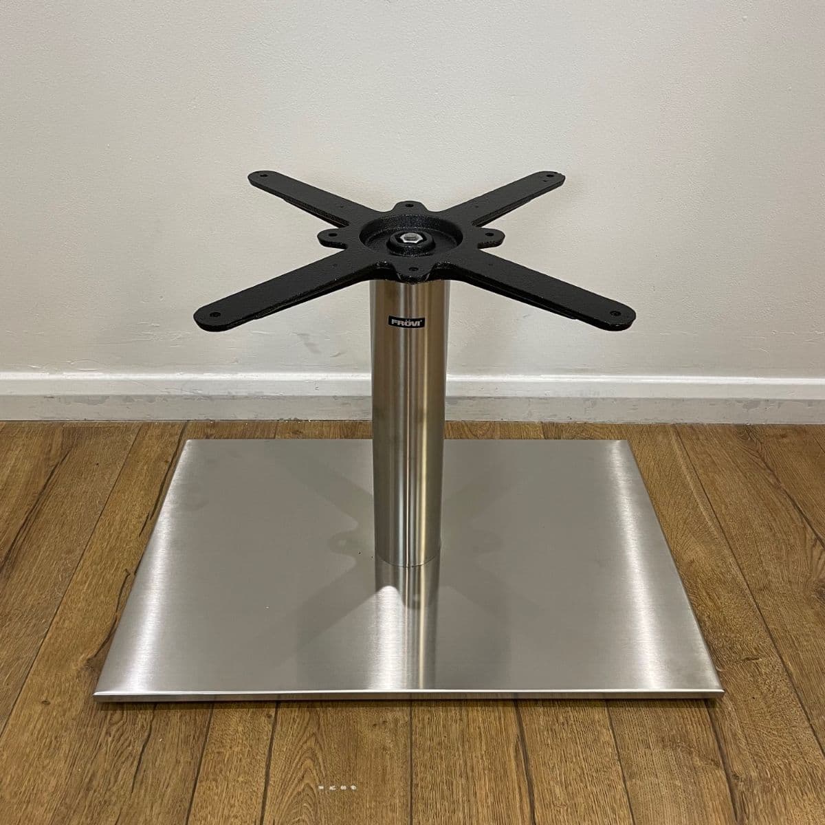 Frovi Brushed Aluminium Coffee Table Base