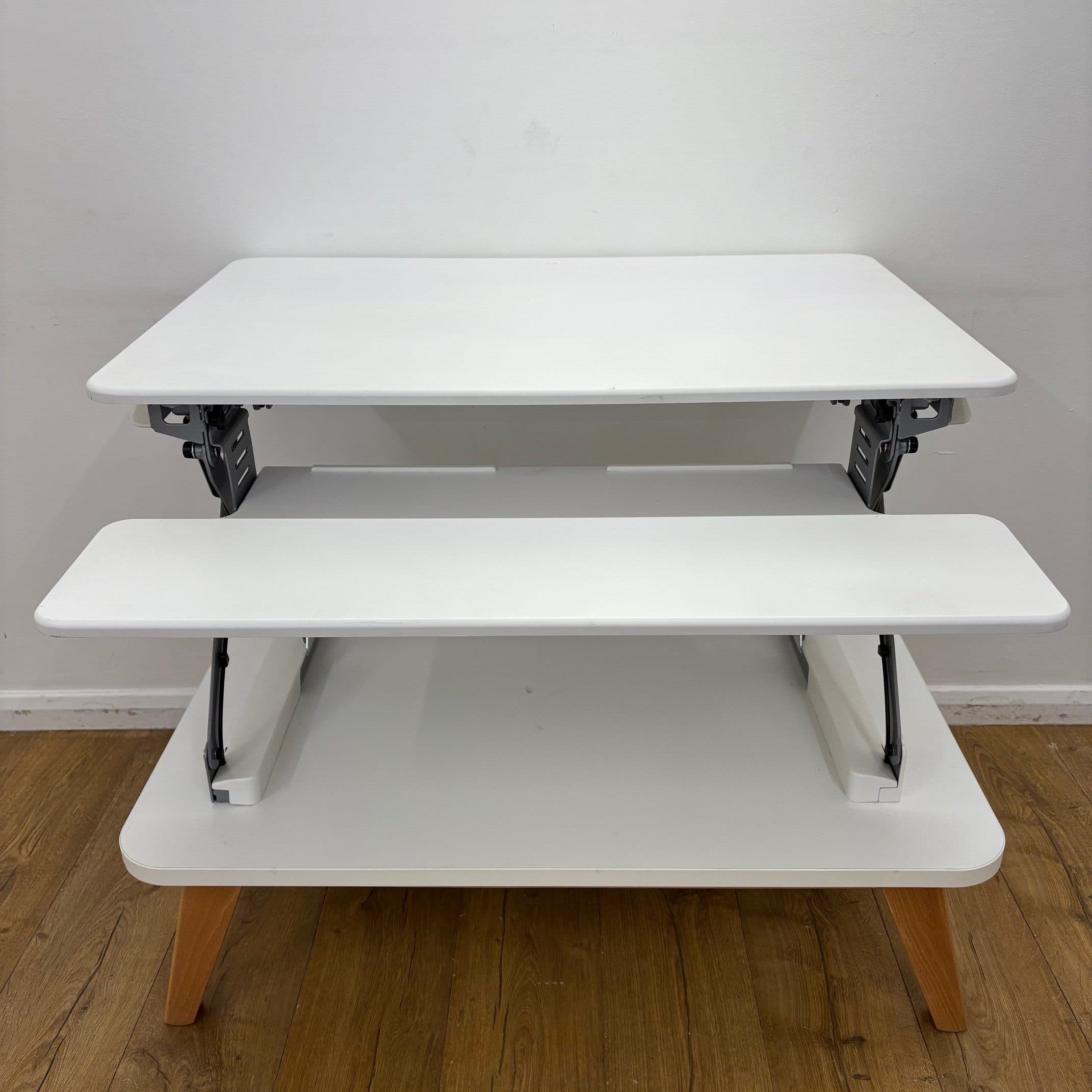 White Yo-Yo Desk Riser