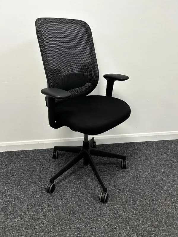 Used Orangebox Do Black Seat with Green Lumbar bar