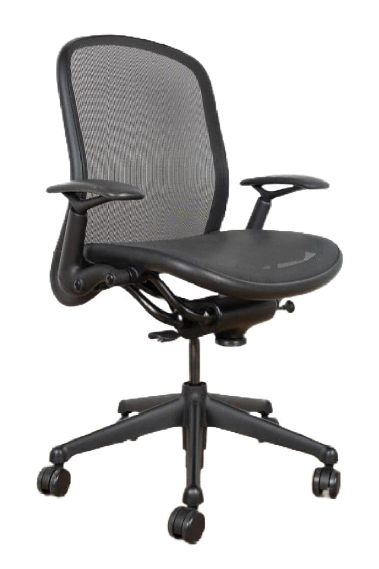 Knoll Chadwick KNO-33AA1-BLK Black Mesh Executive Task Chair