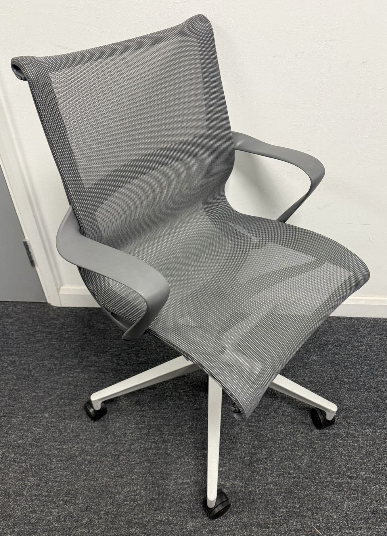 Used Herman Miller Setu Executive Task chair Silver