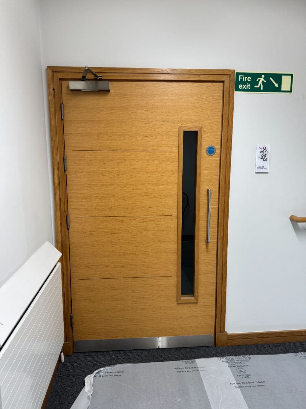 Fire Door - Single, View Panel