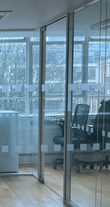 Glass door