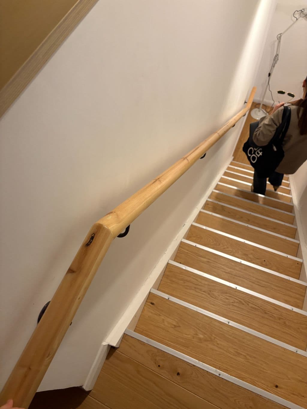 Timber Wall-mounted Stair Handrail