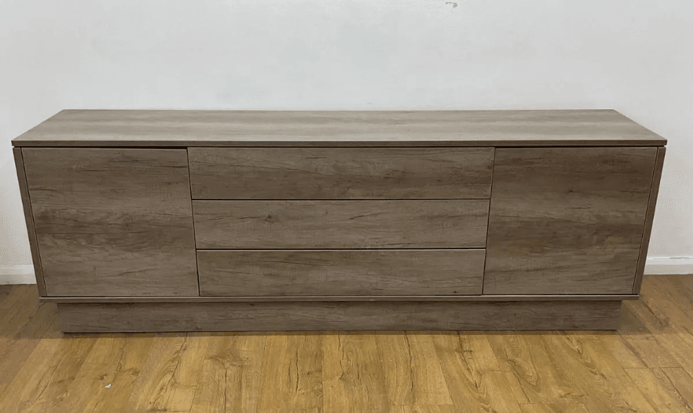Nebraska Oak 2000mm Credenza Unit