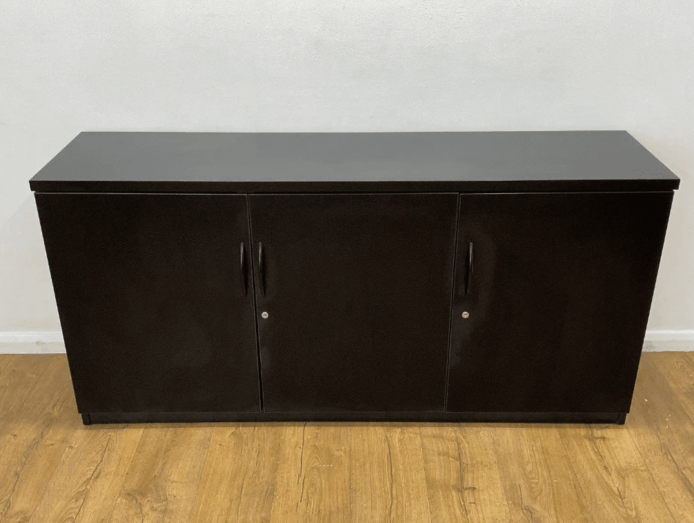 Black 1500mm Credenza Unit