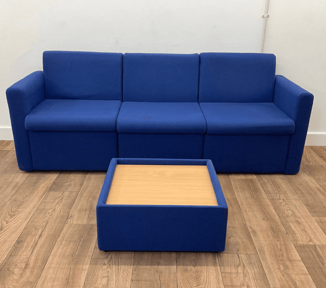 Blue Sofa/Modular Seating