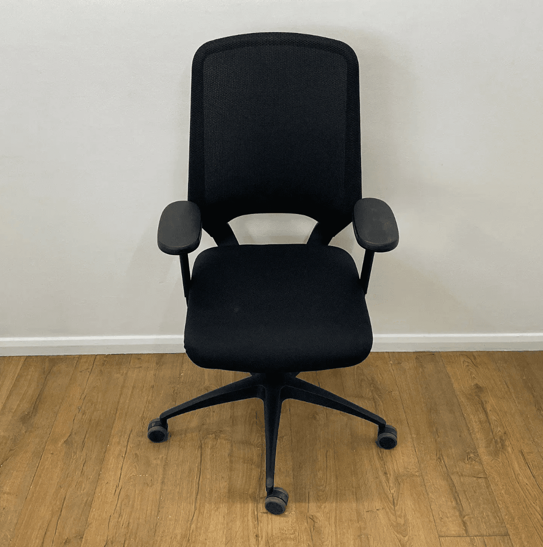 Drabert Black Mesh Operator Chair