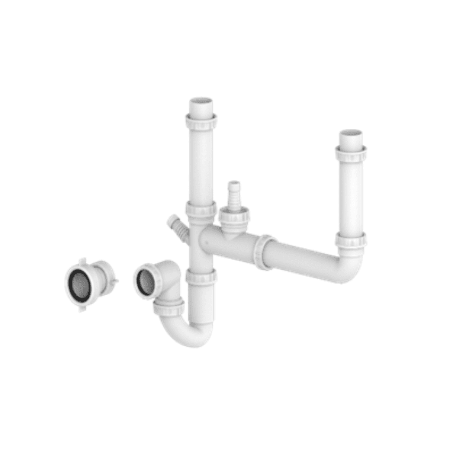 Double Bowl Plumbing Kit