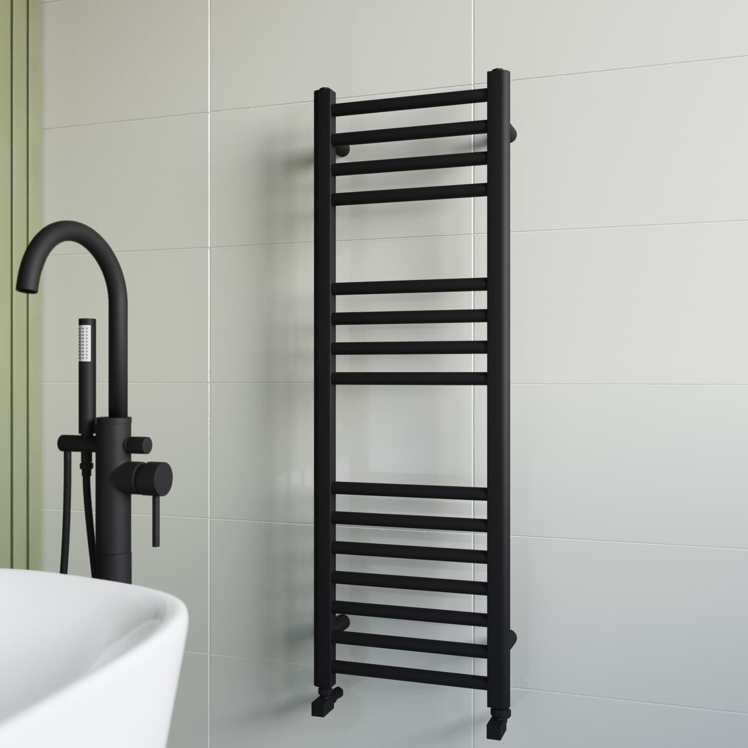 Sahara 1200x400 (15 bars) Matt Black