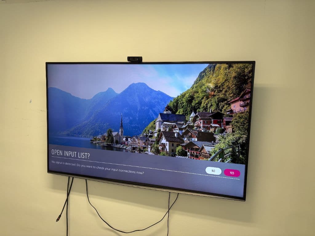 Lg Wall-mounted Flat-screen Television