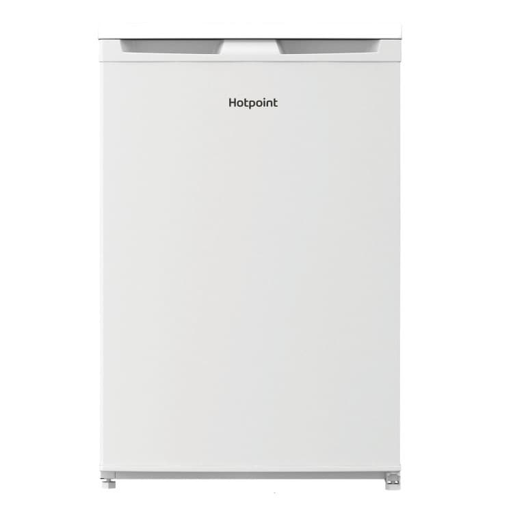 GRADE A1 - Hotpoint 128 Litre Freestanding Under Counter Larder Fridge - White