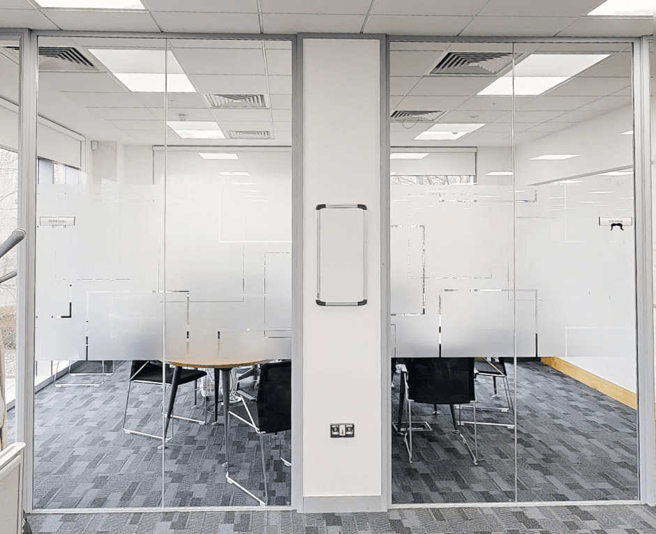 Frameless Glass Partition Panel