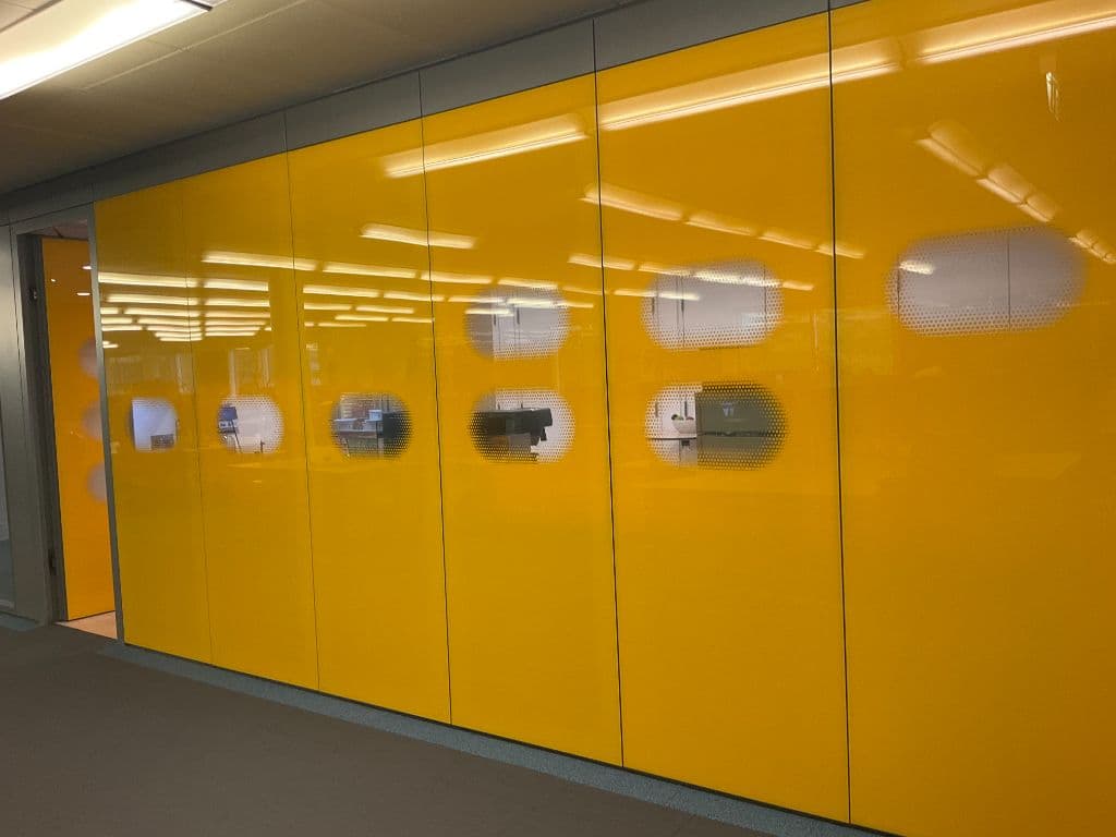 Double-glazed Acoustic Glass Partition Panel