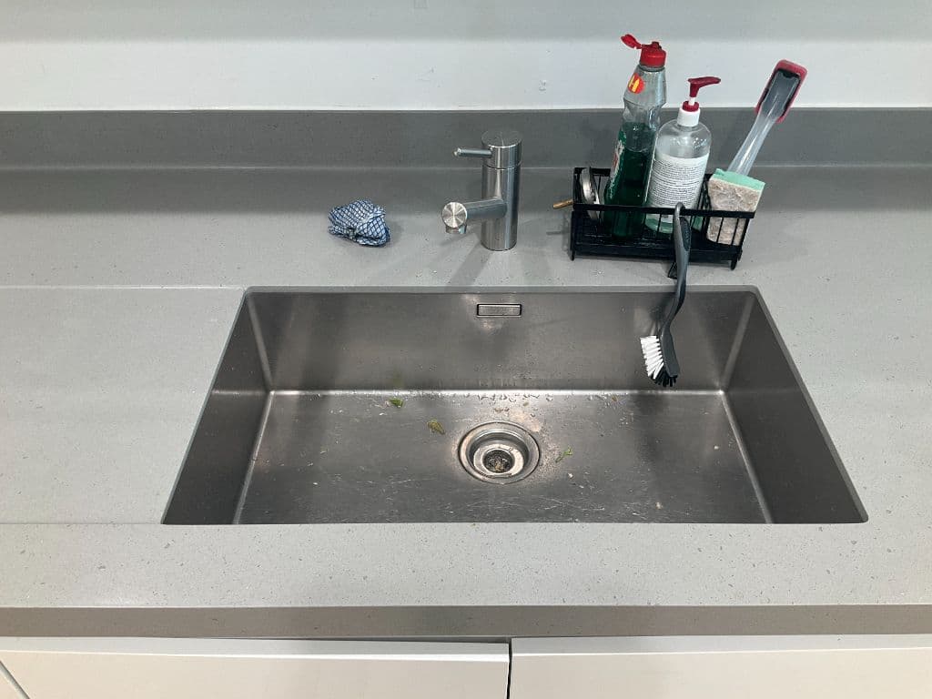 Stainless Steel Inset Kitchen Sink With Single-lever Tap