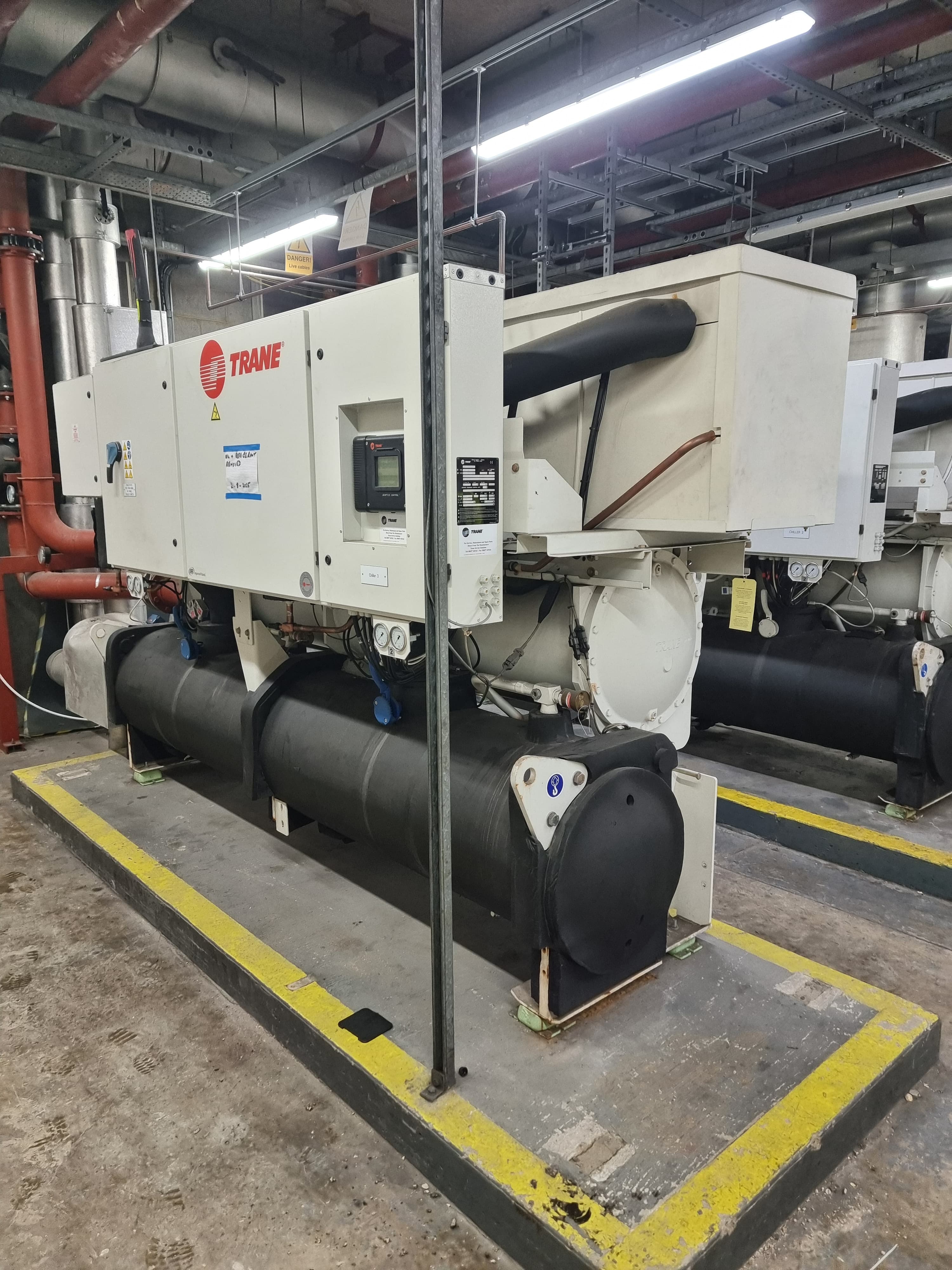 2017 Trane RTWD200XE Water Cooled R134A Extra High Efficiency Screw Chiller