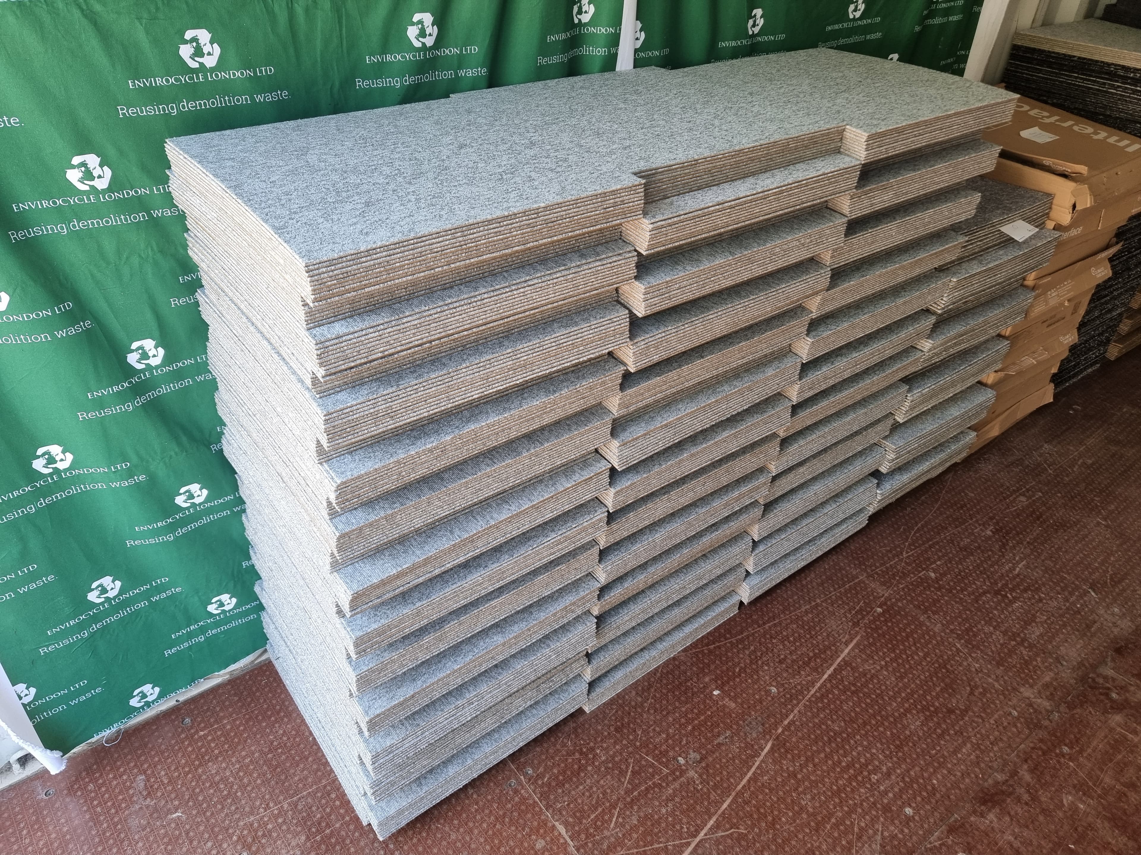 Grade A++ Interface Employ Loop Urban 4197027 C-Quest Bio Backed Carpet Tiles 50x50cm