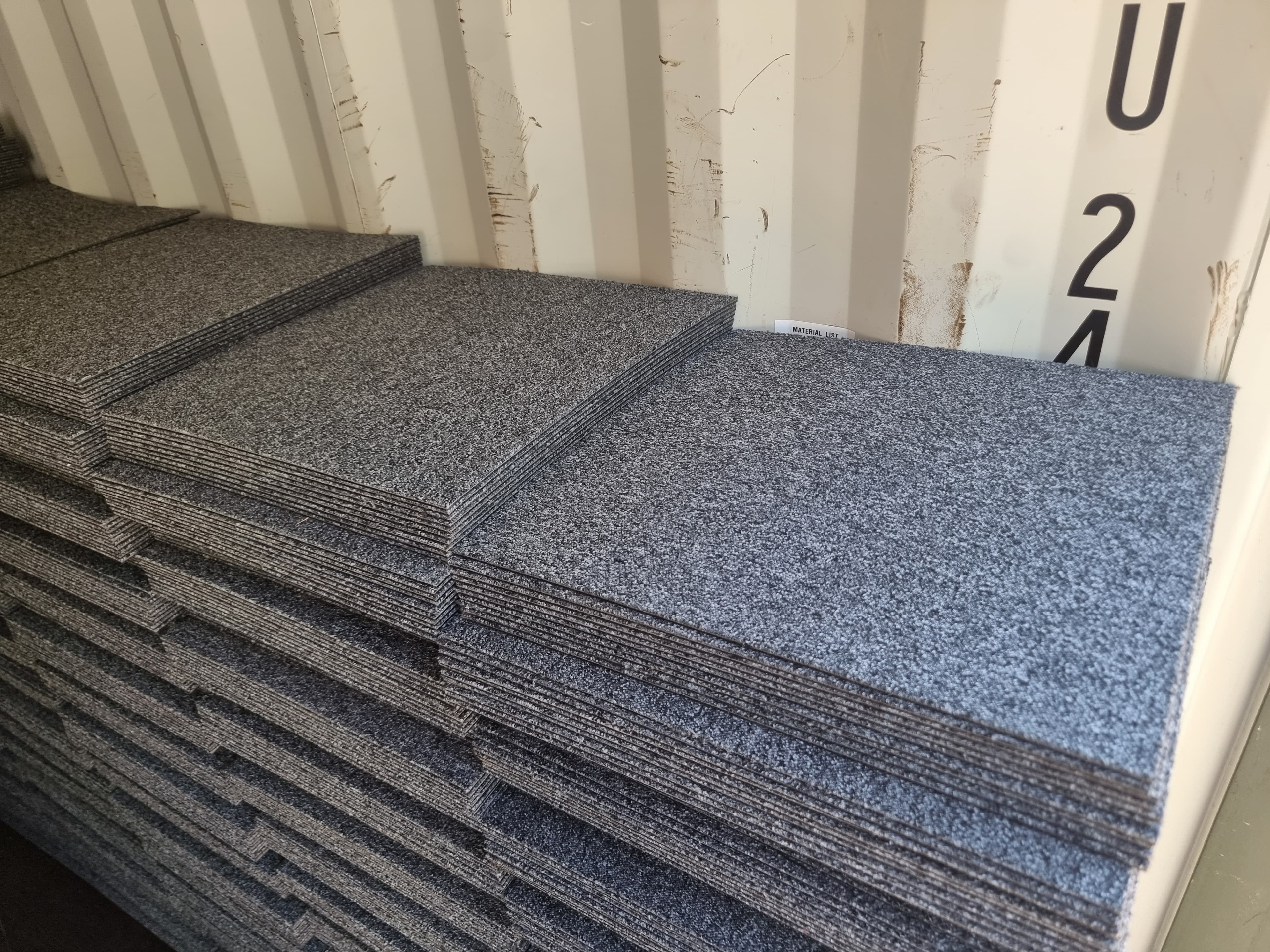 Grade A Interface Concrete Mix Brushed 50x50cm Carpet Tiles
