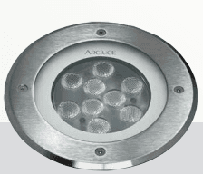 Arcluce INGROUND55 Recessed Outdoor Ground Light 4W 3000K IP68