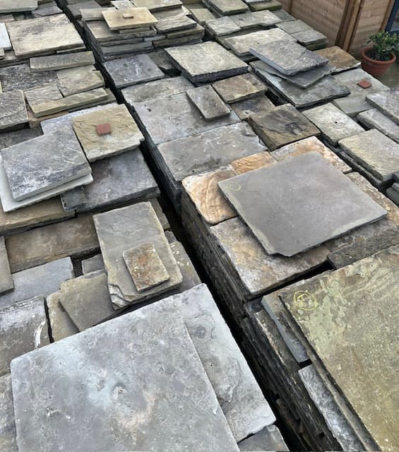 Reclaimed York Stone - Premium Cathedral Grade