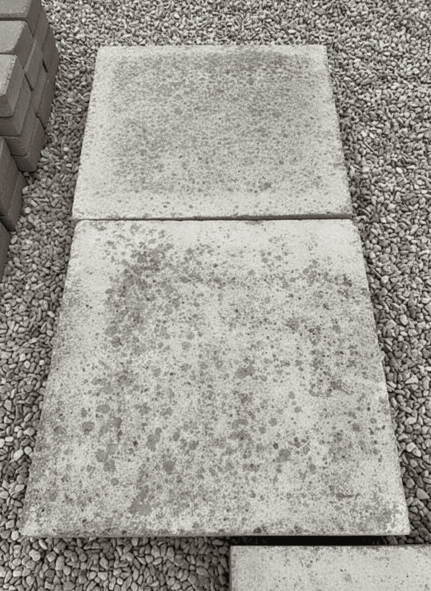 Reclaimed Grey/Painted Buff Slabs 600mm x 600mm x 38mm