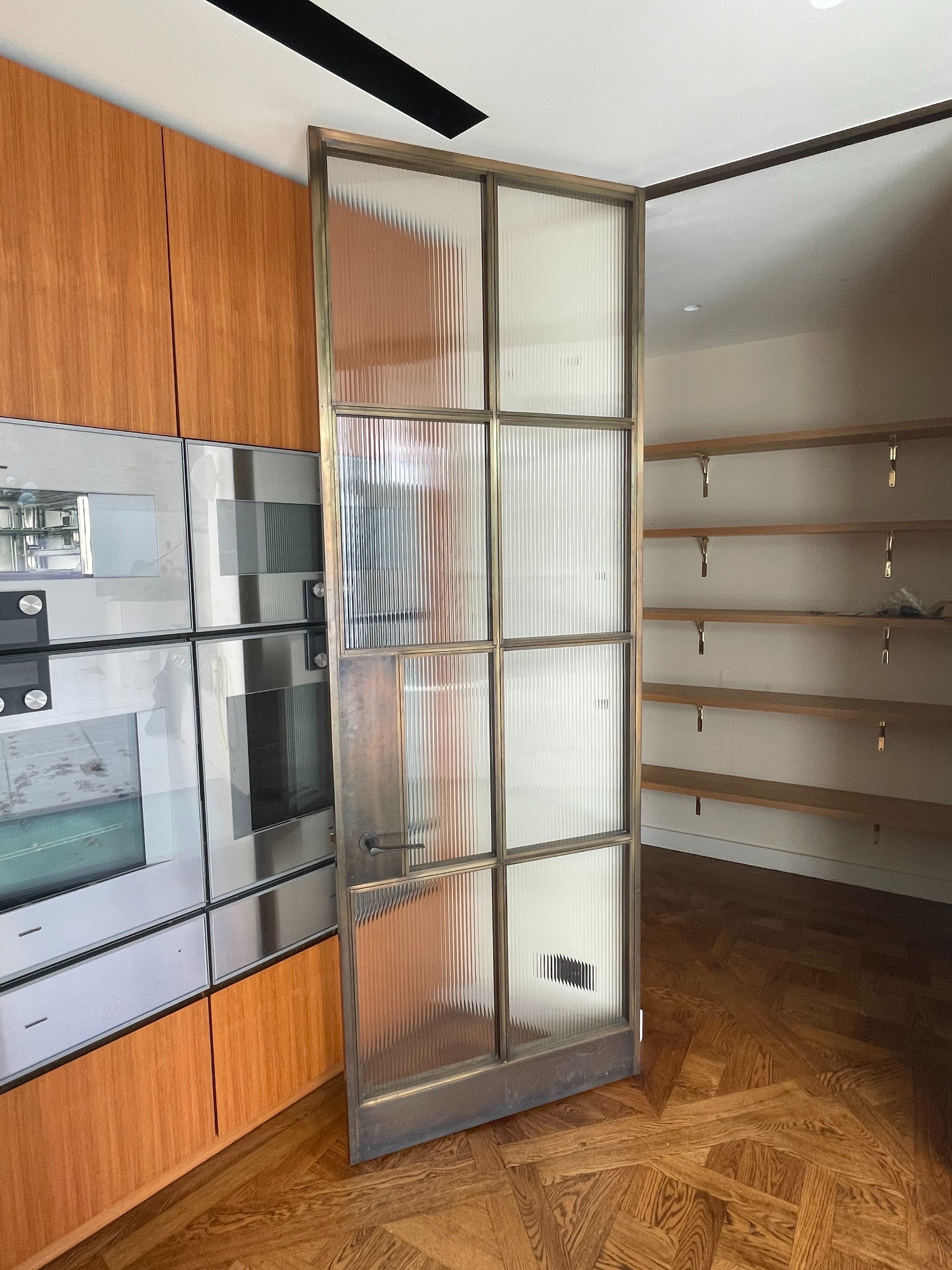 Crittall internal brass door