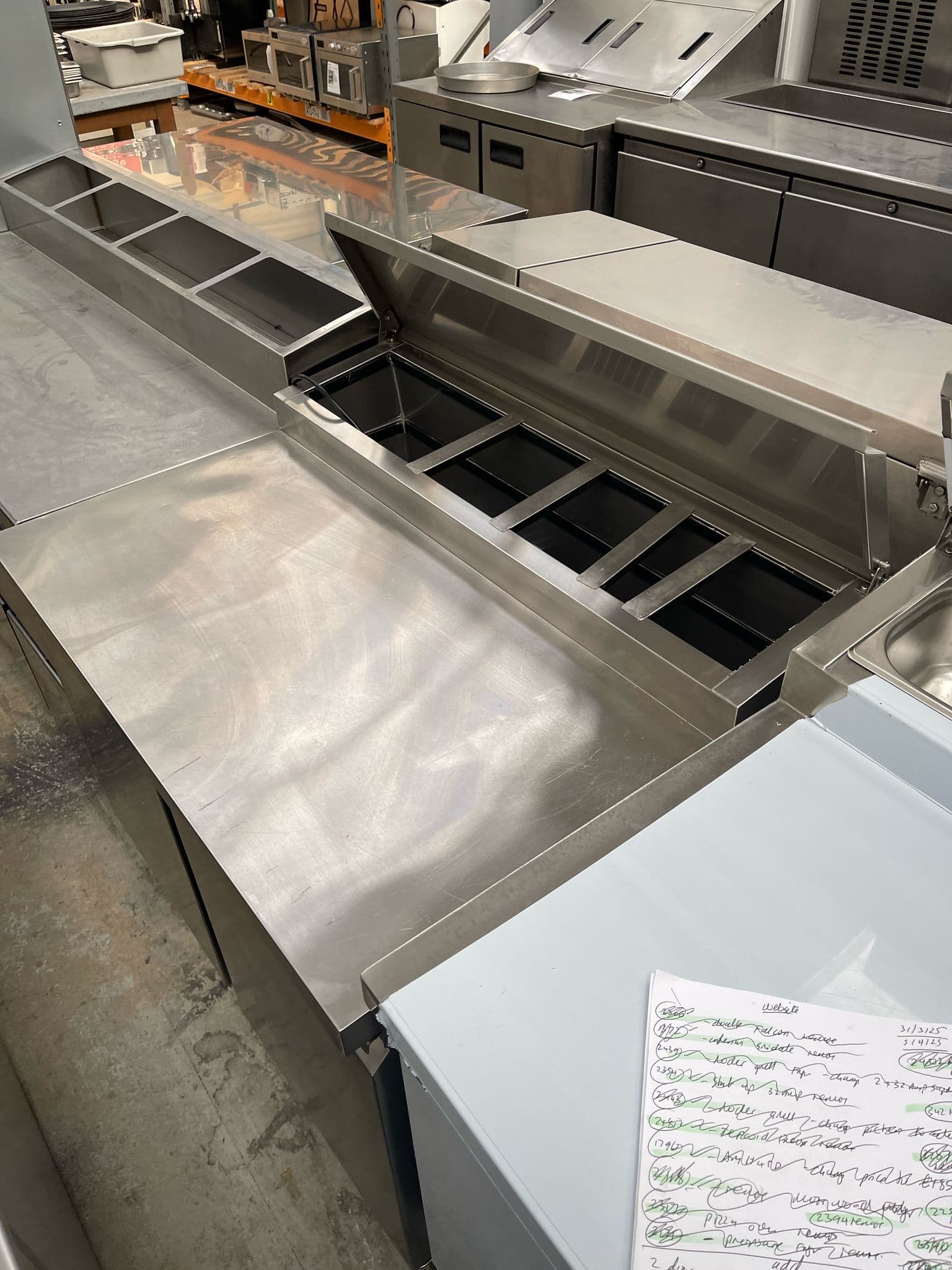 2 Door Refrigerated Sandwich & Pizza Prep Counter RGP046