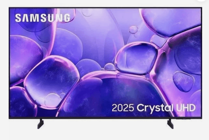 SAMSUNG, 50" Crystal UHD 4K HDR Smart TV 2025 - UE50U8000F - REFURB-A