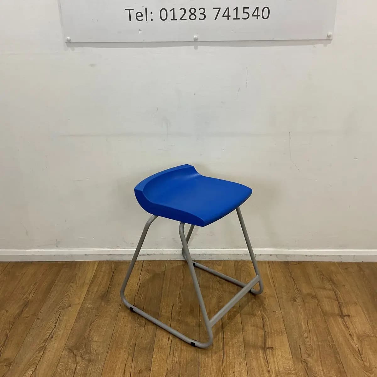 Blue Plastic Stool