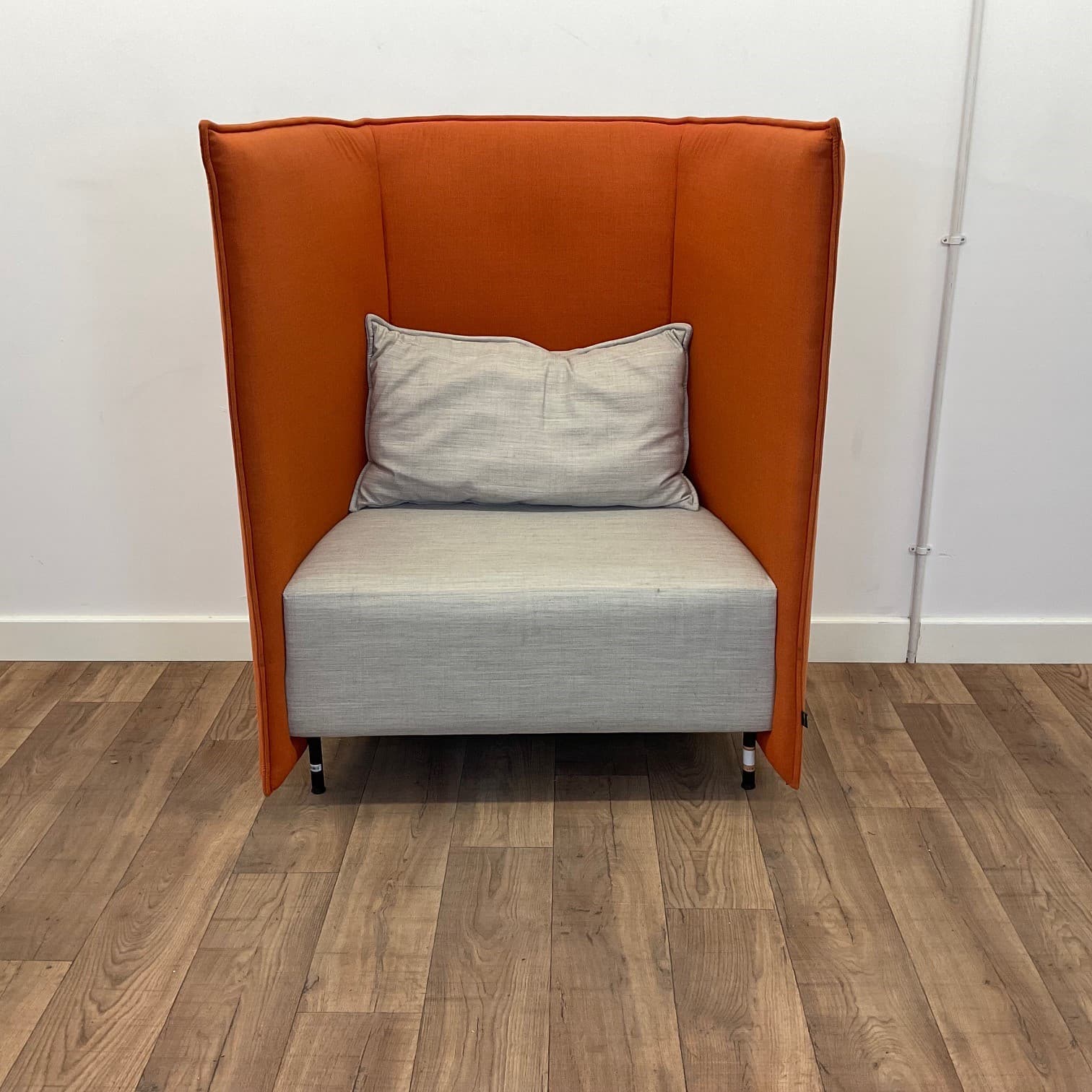 Orange & Grey Naughtone Cloud Single Booth