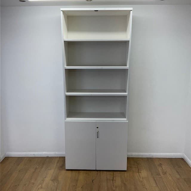 White 2200mm Combination Cupboard Unit