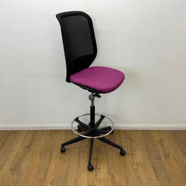 Pink Orangebox Draughtsman Chair
