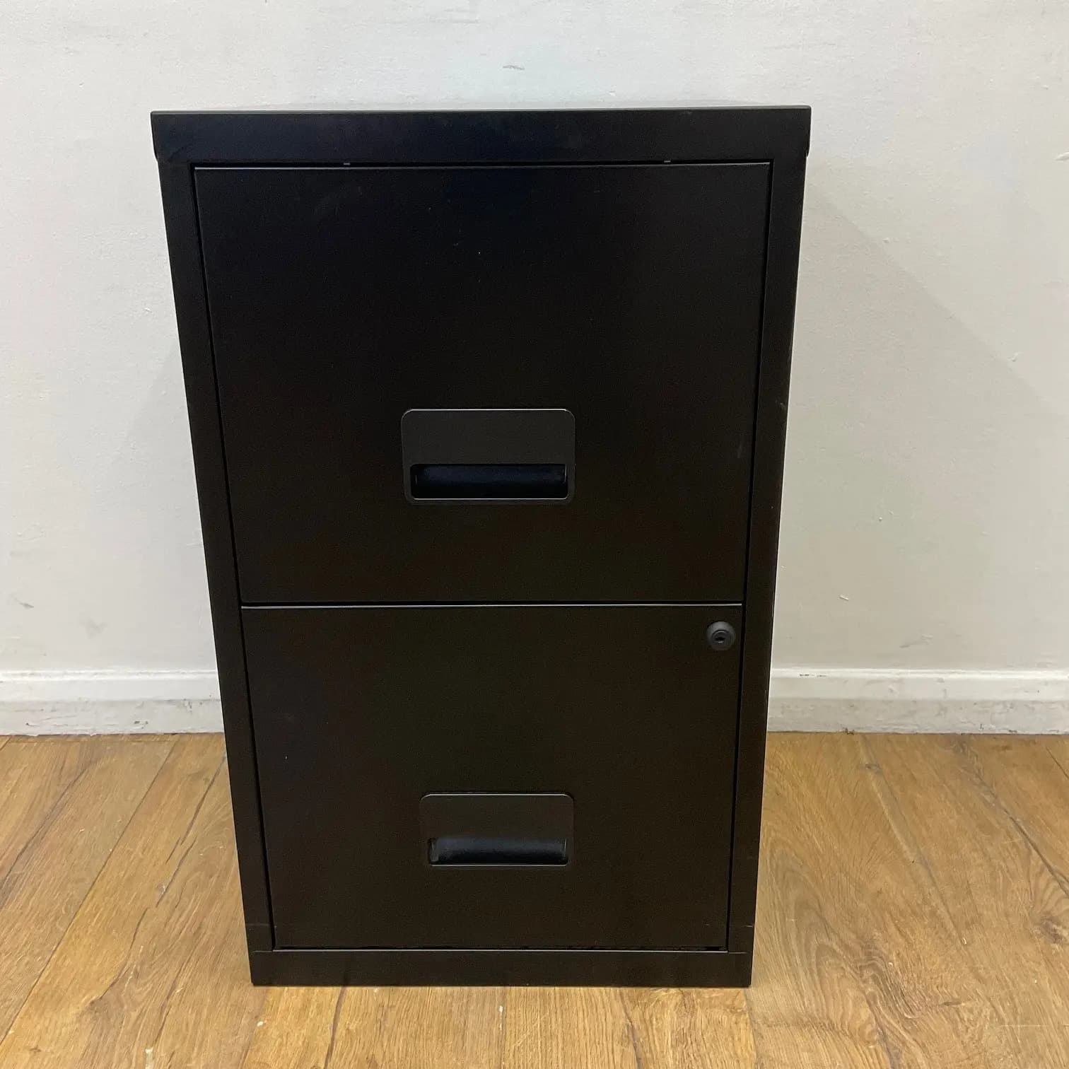 Black 2 Drawer Filing Cabinet U-FC-2D-BL-06
