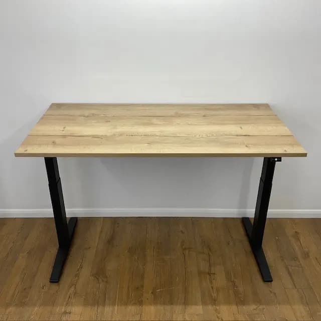 Herman Miller Oak 1570mm Height Adjustable Desk
