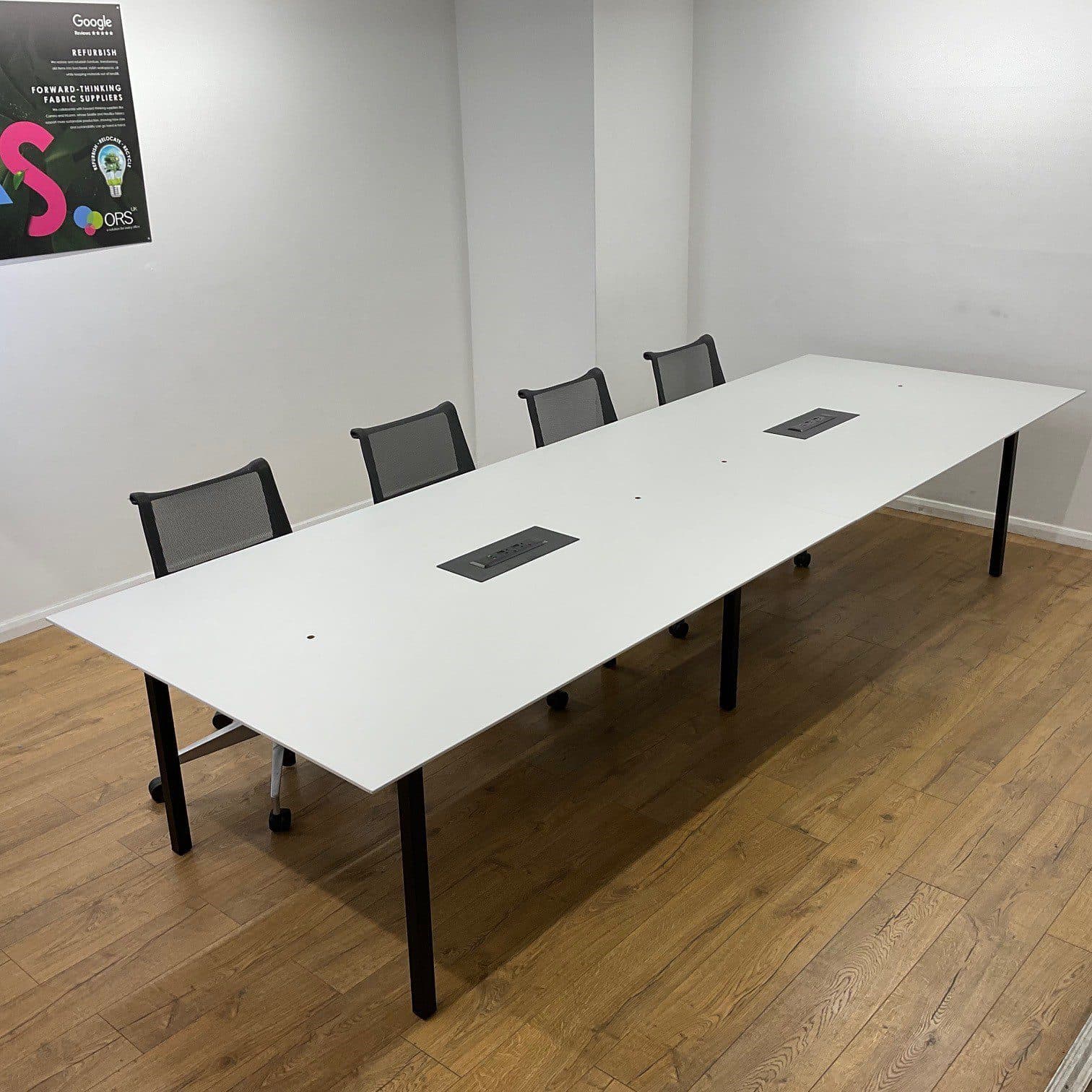 Light Grey 3600mm Boardroom Table