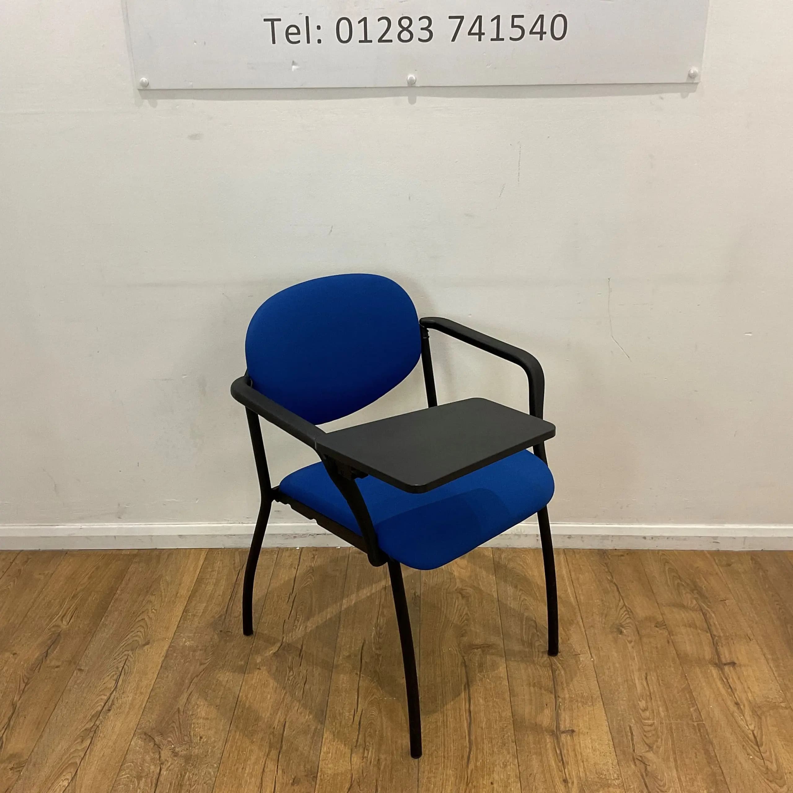 Blue Meeting Chair & Writing Table