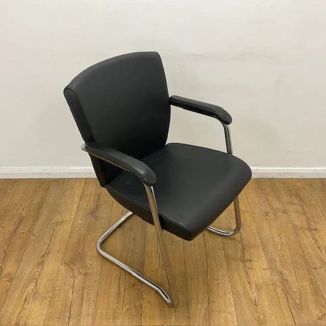 Pledge Leather Meeting Chair