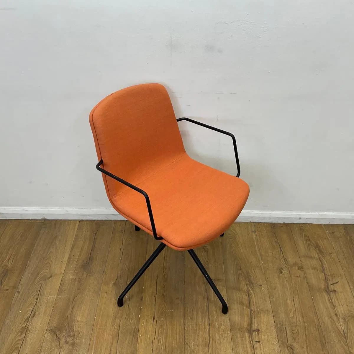 Orangebox Cubb Orange Meeting Chair